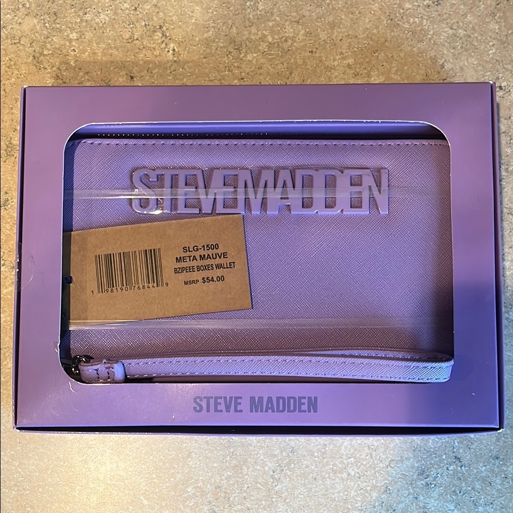 Steve Madden Purple Wallet